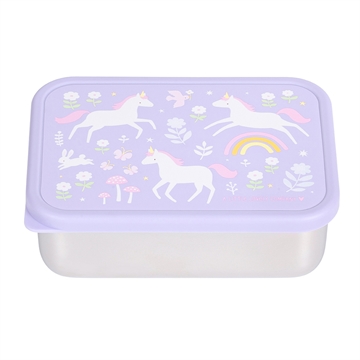 Stainless steel Lunch box with PP lid Unicorn Dreams